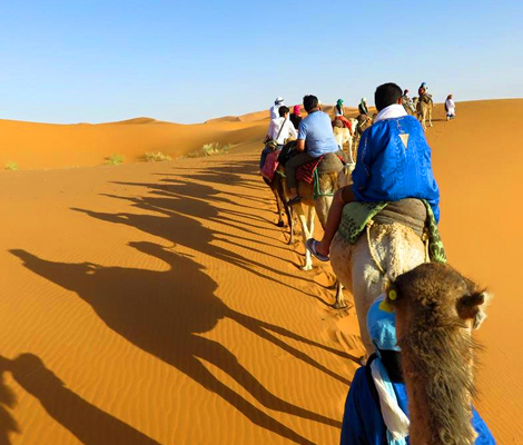 3 days tour from Fes to merzouga desert and back with camel trek